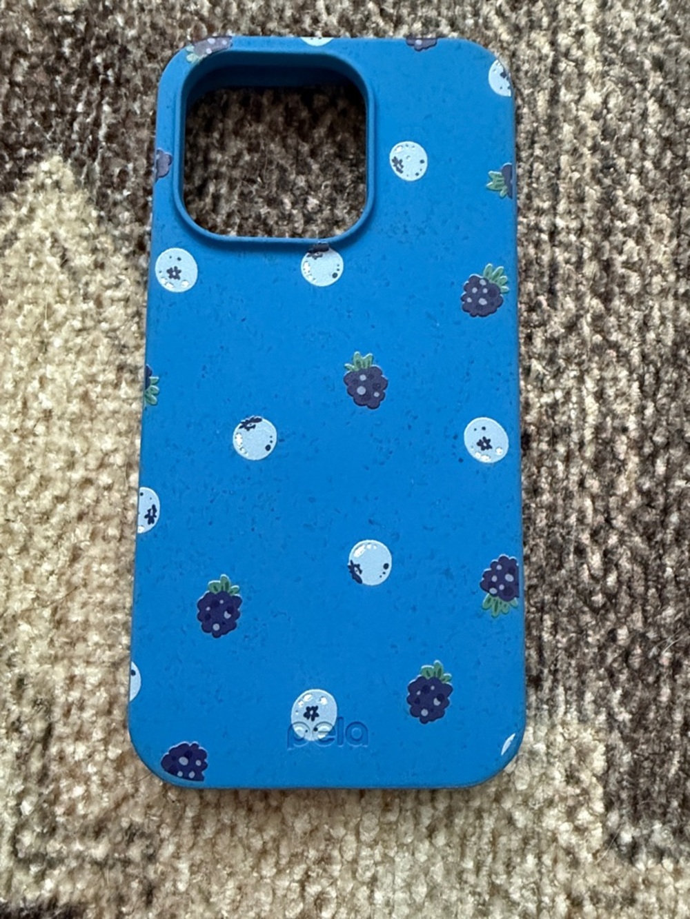 Blue Berry Print Phone Case by Pela -  *perfect condition*